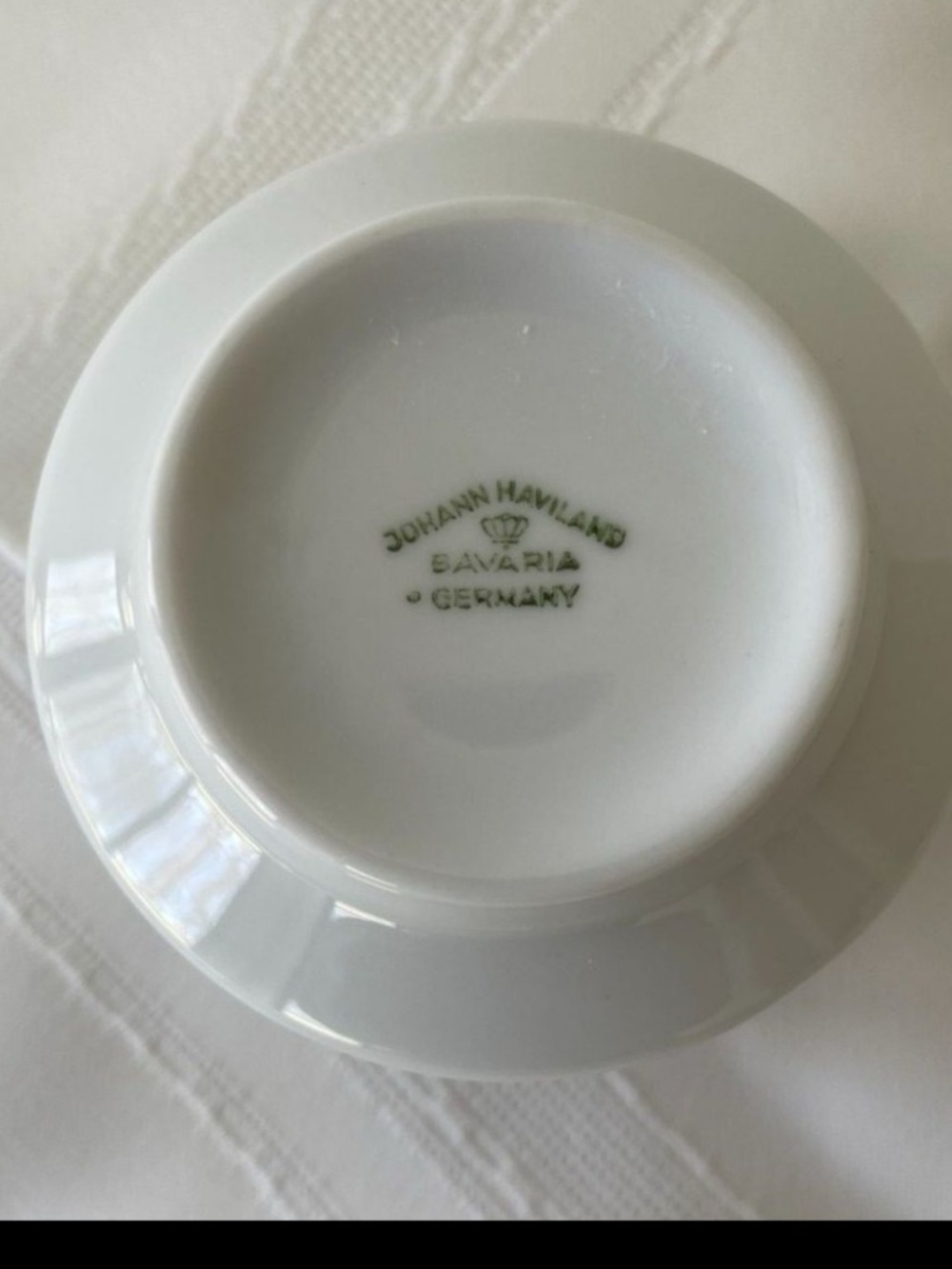 JOHANN HAVILAND Forever Spring Cup and Saucer Set Bavaria Germany Fine China VTG - Picture 6 of 6